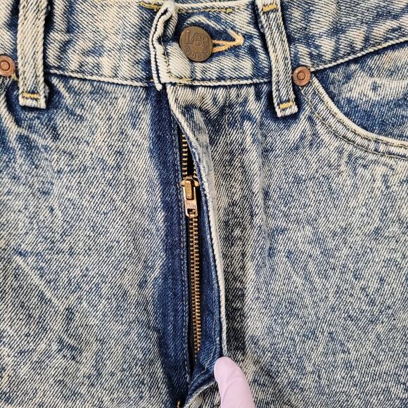 Vintage 80s LEE Riders Jeans Womens 00 24x29 Union TALON USA - Picture 16 of 16